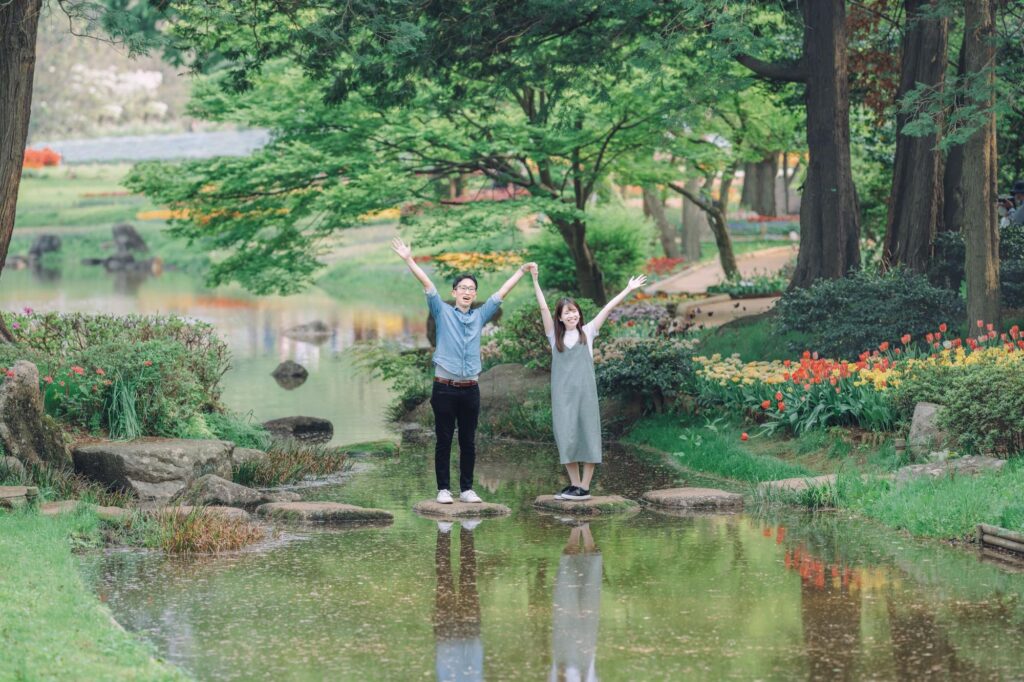 東京都立川市でカップルフォトを撮影しました！｜撮影写真（4枚目）
