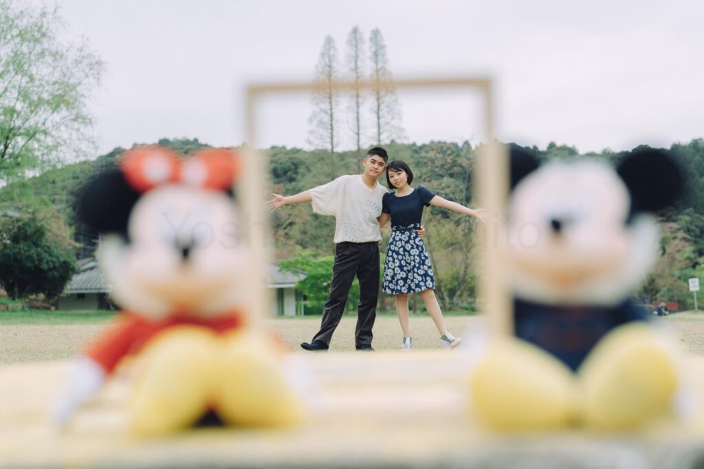 愛知県瀬戸市の定光寺公園でカップルフォトの出張撮影をしました｜撮影写真（16枚目）