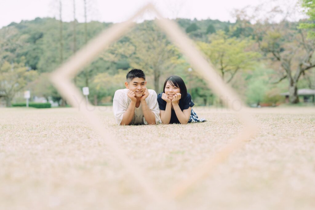 愛知県瀬戸市の定光寺公園でカップルフォトの出張撮影をしました｜撮影写真（17枚目）