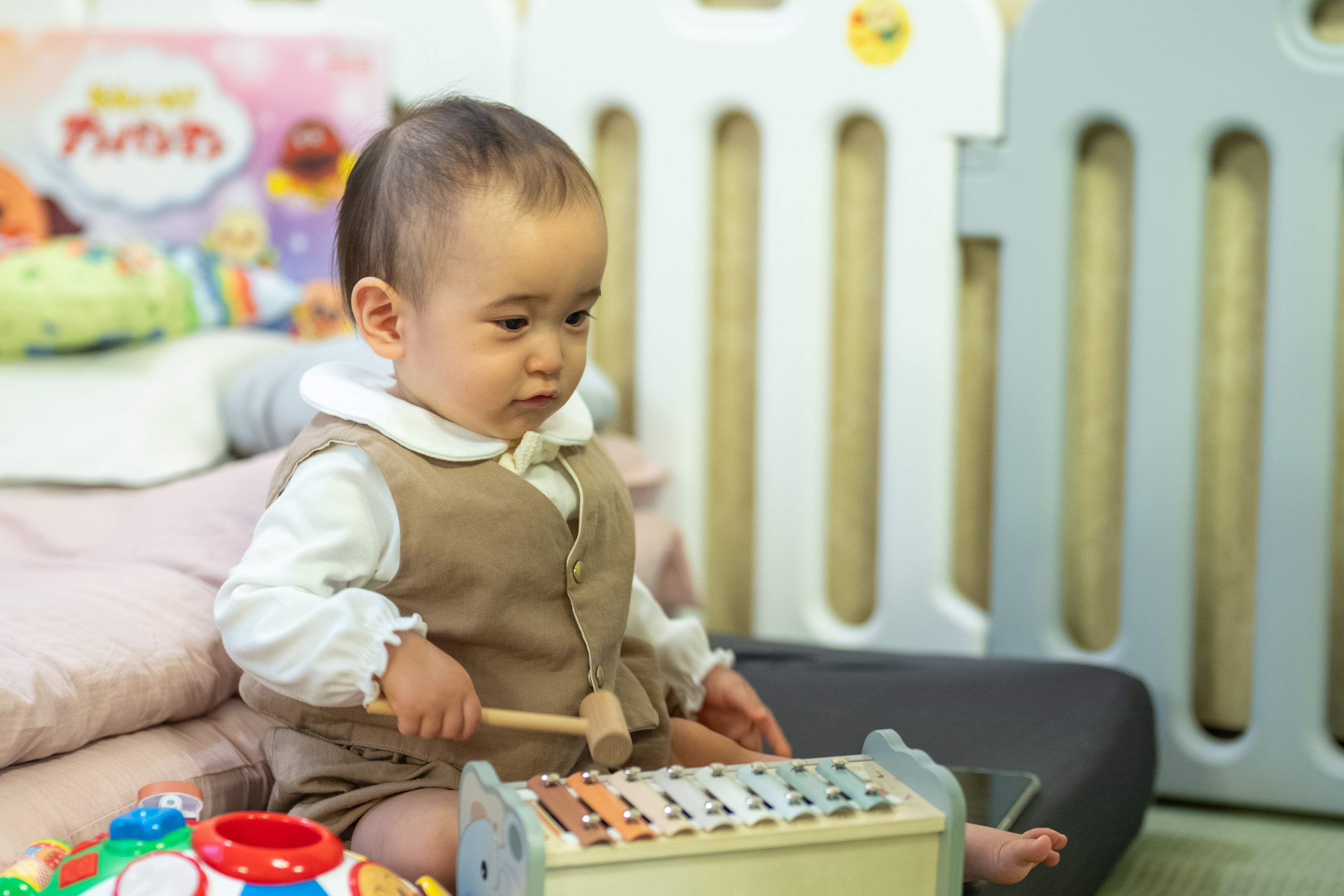 1歳のバースデーフォト