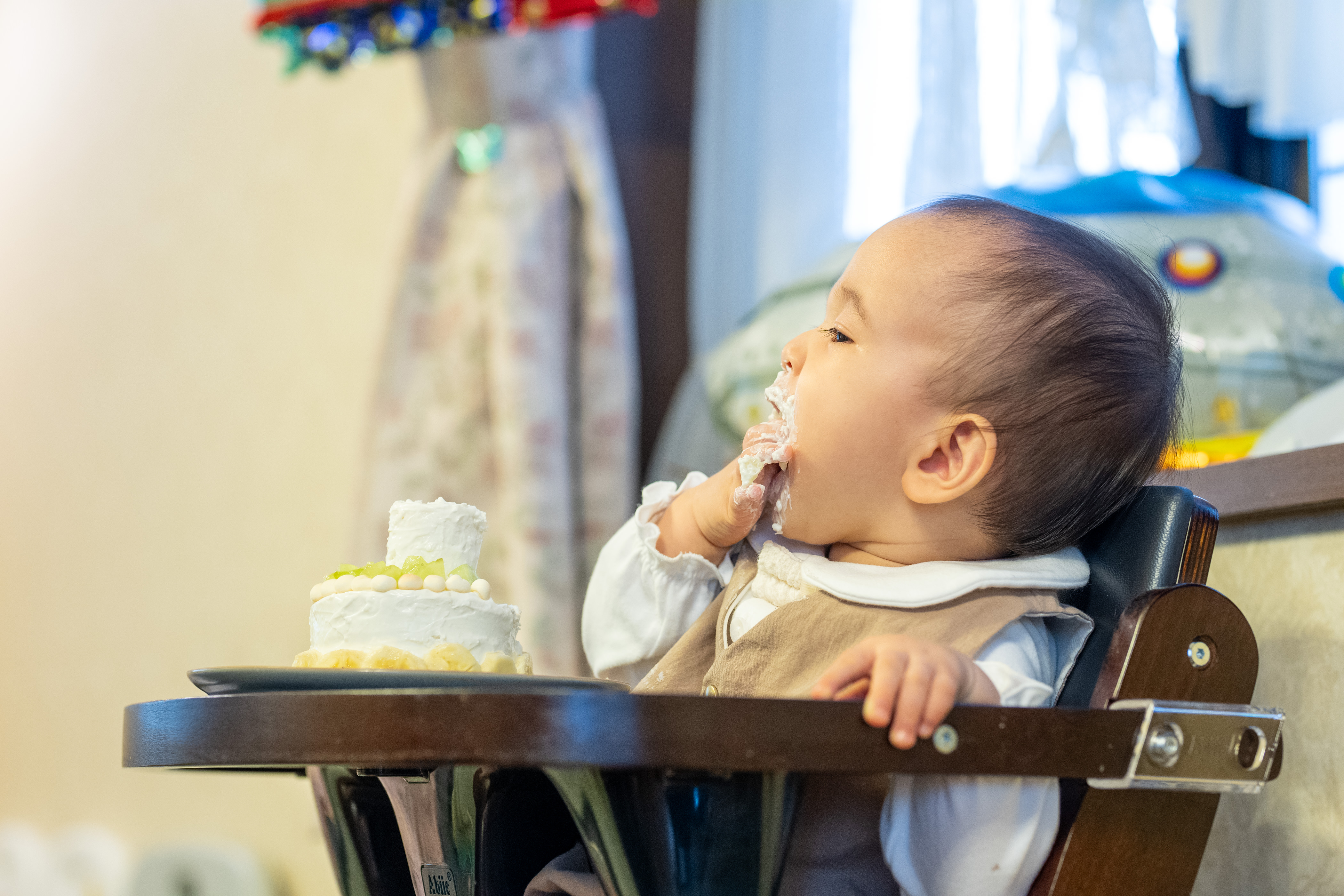 1歳のバースデーフォト