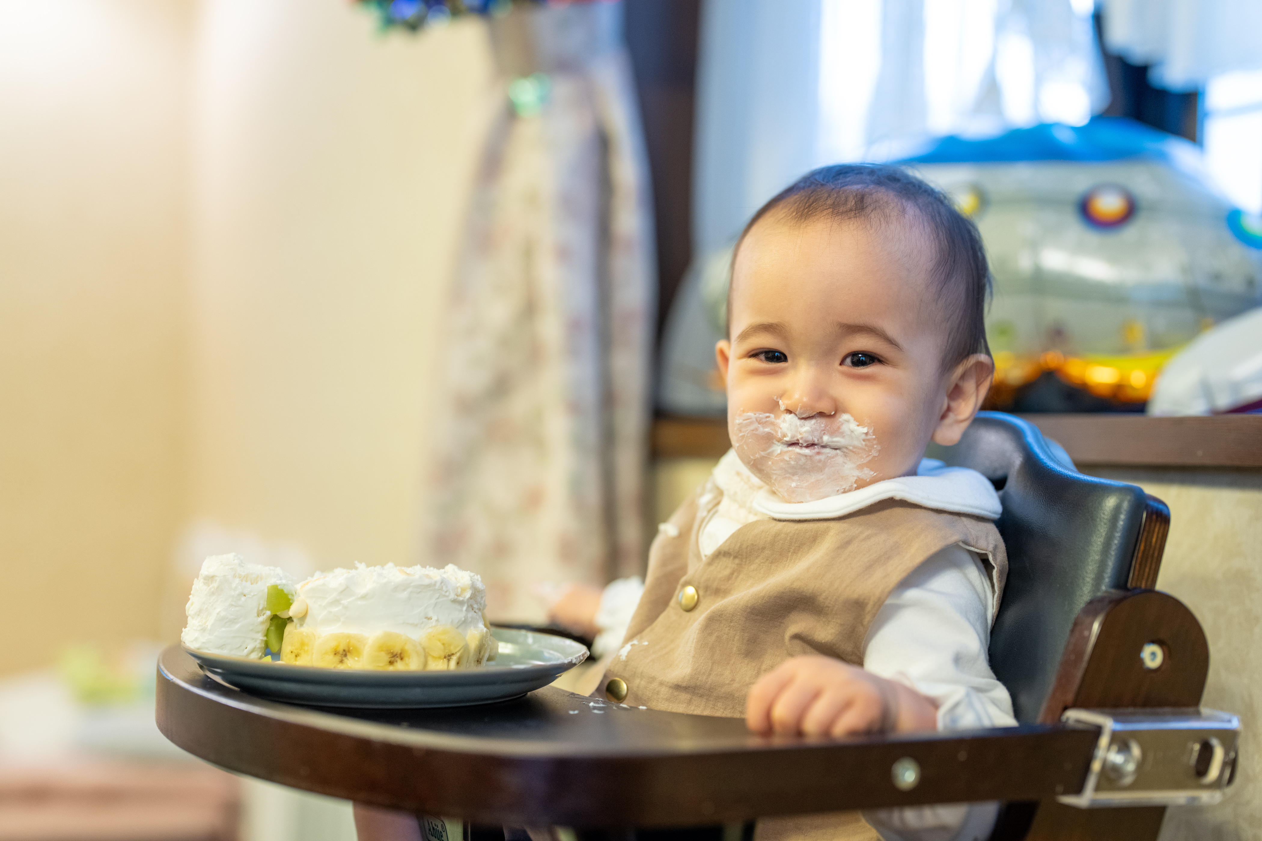 1歳のバースデーフォト